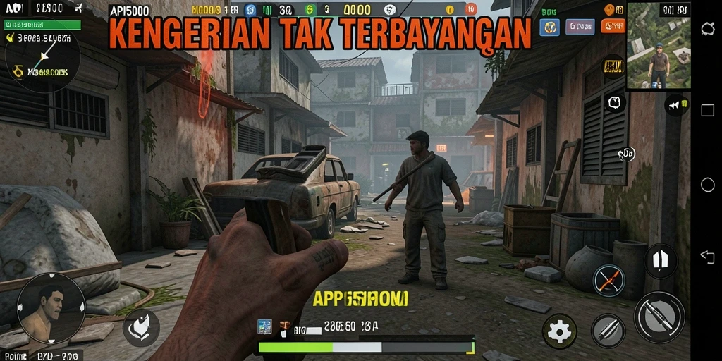 Tampilan gameplay API5000 yang menyeramkan dan mendebarkan.