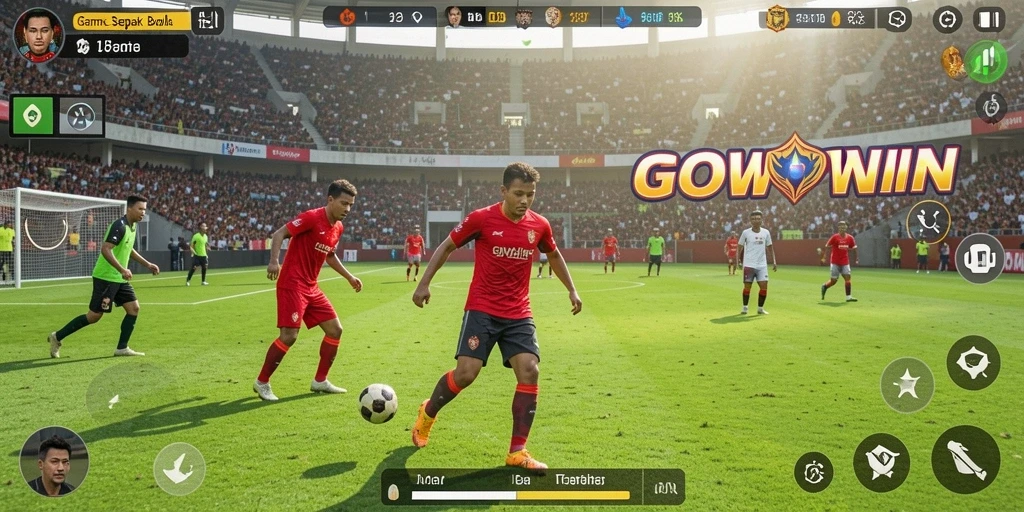 Tampilan gameplay GOWIN yang realistis dan mendebarkan.