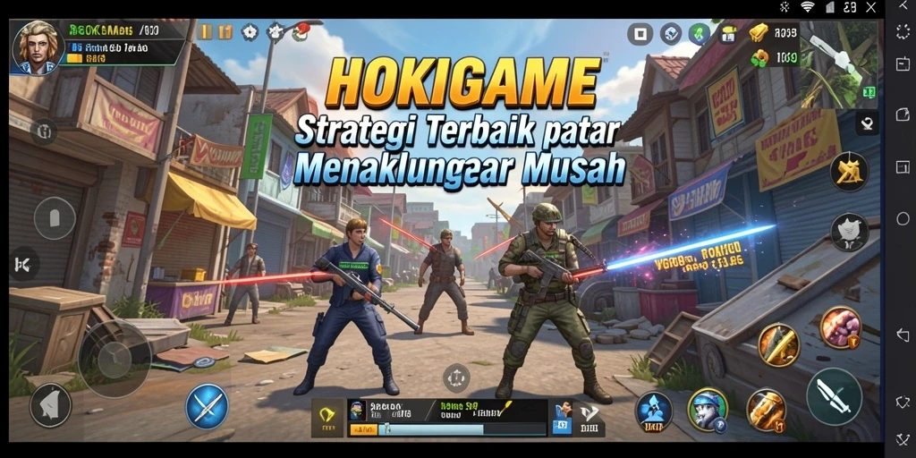 Tampilan gameplay seru dan mendalam dari HOKIGAME yang penuh strategi.