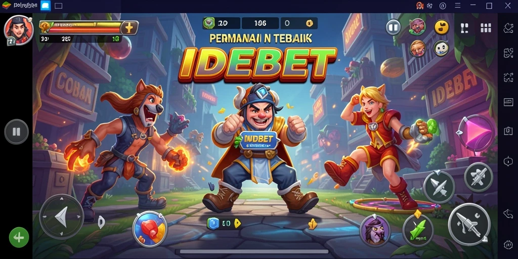Tampilan gameplay IDEBET yang menarik dan interaktif.