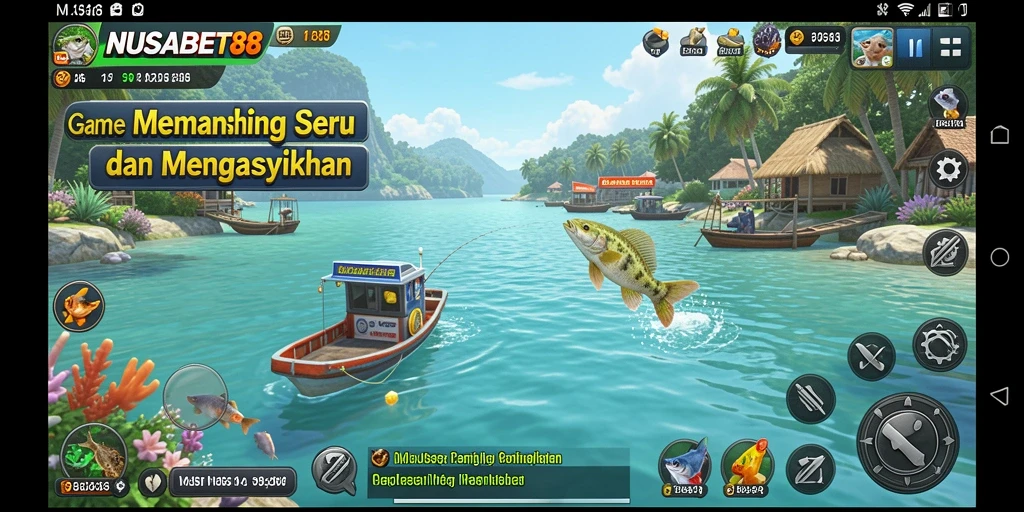 Tangkapan ikan besar dalam gameplay NUSABET88 yang menarik.