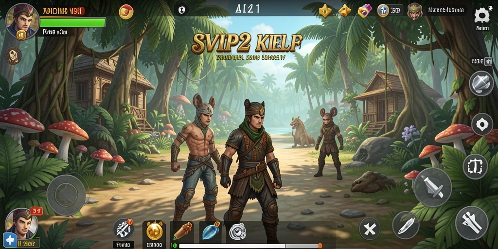 Tampilan gameplay menarik dari SVIP2 dengan simulasi kehidupan interaktif.
